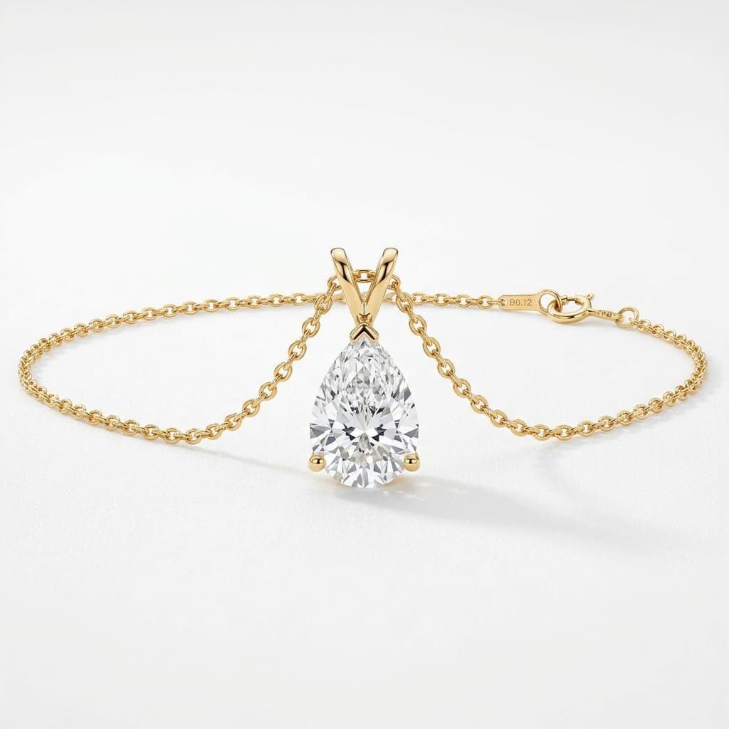 Diamond pendant necklace